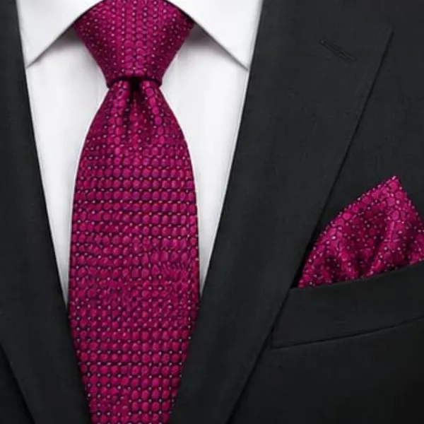 Men’s_Magenta_Pink_Necktie_and_Pocket_Square_Set_–_Luxury_Geometric_Dot_Pattern_Silk_Feel_Tie_&_Handkerchief_Set_for_Weddings,_Business,_Parties,_Formal_Events,_Prom,_Banquets_and_Special_Occasions