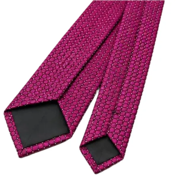Men’s_Magenta_Pink_Necktie_and_Pocket_Square_Set_–_Luxury_Geometric_Dot_Pattern_Silk_Feel_Tie_&_Handkerchief_Set_for_Weddings,_Business,_Parties,_Formal_Events,_Prom,_Banquets_and_Special_Occasions