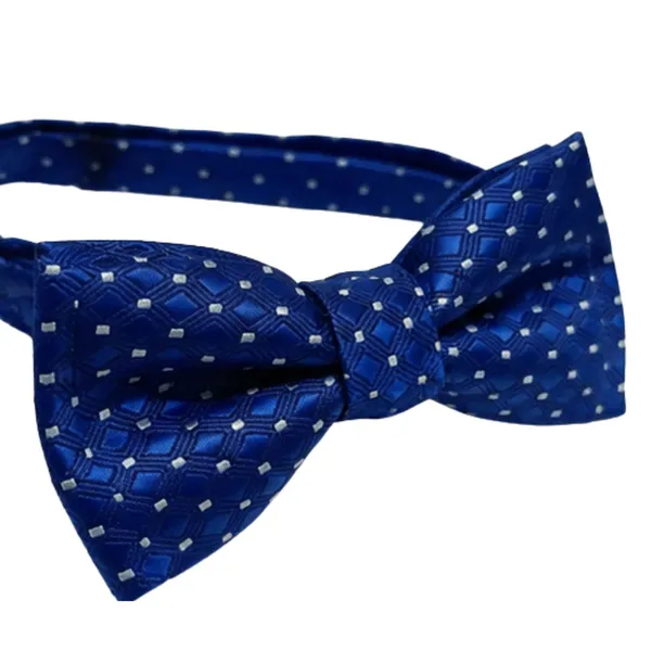 Men's_Royal_Blue_Pre-Tied_Bow_Tie_for_Formal_Wear_–_Elegant_Geometric_Patterned_Neck_Bow_Tie_for_Weddings,_Business,_Parties,_Prom,_Tuxedo_&_Special_Occasions_–_Adjustable_Neckband,_Classic_Stylish_Design