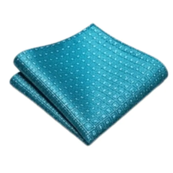 Men's_Teal_Blue_Geometric_Necktie_and_Pocket_Square_Set_–_Premium_Woven_Silk_Feel_Tie_with_Matching_Handkerchief,_Elegant_Aqua_Turquoise_Business_Tie_for_Weddings,_Office,_Formal_Events,_Parties_Search_this_page