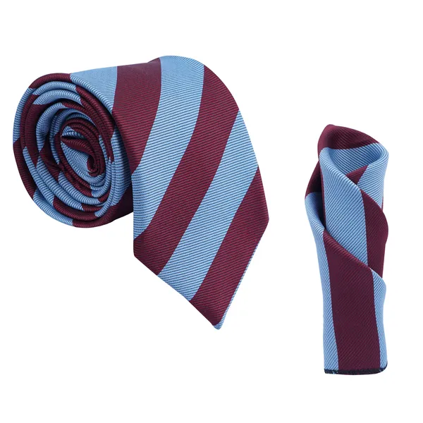 Calixto_Men's_Microfibre_Strips_Designer_Necktie_With_Pocket_Square_(Leatharite_Gift_Box)_with_Designer_Naksh_Rakhi