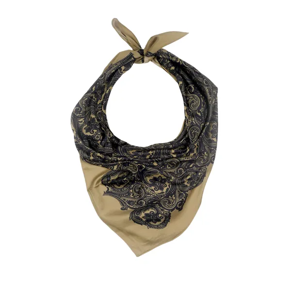 Calixto_Luxury_Silk_Satin_Square_Scarf_for_Women_–_Elegant_Paisley_Pattern_Bandana_–_Black_&_Gold_–_35"_x_35"