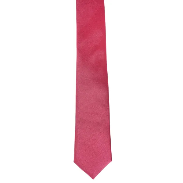 Red_Wine_Solid_Design,_Poly_Cotton_Smooth_Fabric,_Slim_Neck_Tie