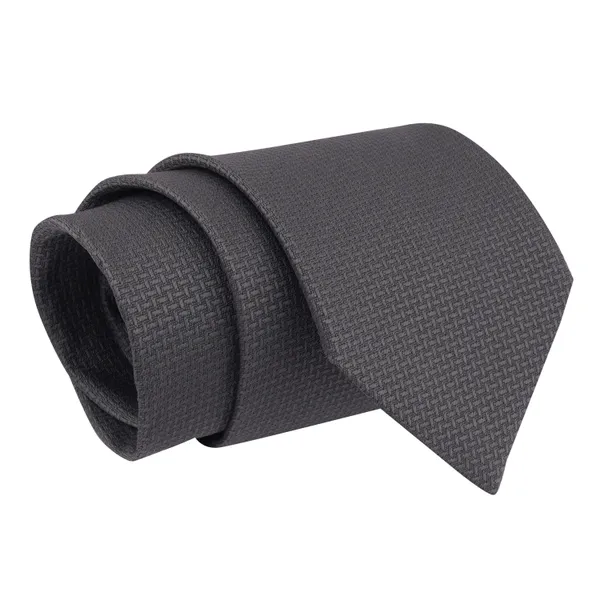 Mens_Microfiber_Necktie_Gift_Set_with_Designer_Naksh_Rakhi_Criss_Cross_Black_Tie,_Pocket_Square,_Cufflinks,_Brooch_&_Leather_Box