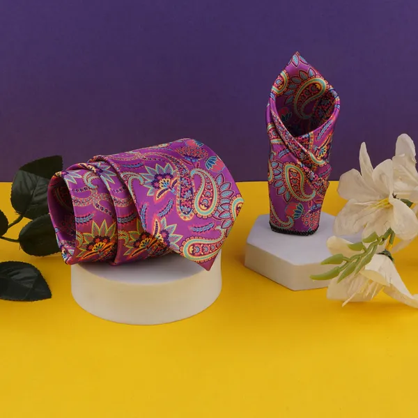 Calixto_Mens_Paisley_Tie_and_Pocket_Square_Set_Elegant_Rakhi