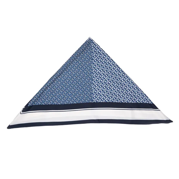 Calixto_Luxury_Silk_Feel_Scarf_for_Women_–_Navy_Blue_&_White_Square_Neck_Scarf_with_Chain_Print_–_Elegant_Lightweight_Head_Scarf,_Bandana,_or_Handbag_Accessory_(35"x35")
