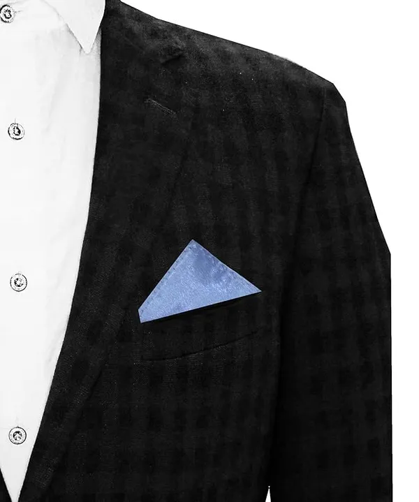 Light_Blue_Pocket_Square_For_Men,_Wedding_Handkerchief_For_Suits,_Blazers_&_Tuxedo,_Men'S_Pocket_Square_Combo