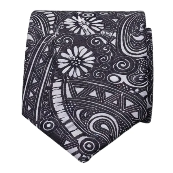Premium_Men's_Designer_Necktie_Combo_Pack_of_2_|_Pink_&_Navy_Striped_Tie_+_Black_&_White_Abstract_Designer_Tie_|_Formal_Business_Office_Wedding_Party_Neck_Tie_for_Men_|_Premium_Polyester_Silk_Finish_|_Luxury_Fashion_Accessories