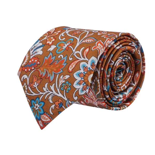 Premium_Men's_Designer_Necktie_&_Pocket_Square_Gift_Set_with_White_Cotton_Handkerchiefs_(Pack_of_3)_|_Floral_&_Paisley_Silk-Look_Tie_Combo_|_Wedding,_Business_&_Party_Wear
