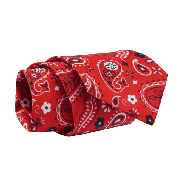 Premium_Men's_Designer_Tie,_Pocket_Square_&_White_Cotton_Handkerchief_Gift_Set_|_Multicolor_Floral_Sunburst_&_Red_Paisley_Bandana_Necktie_Combo_|_Formal_Wedding,_Business_&_Party_Accessories
