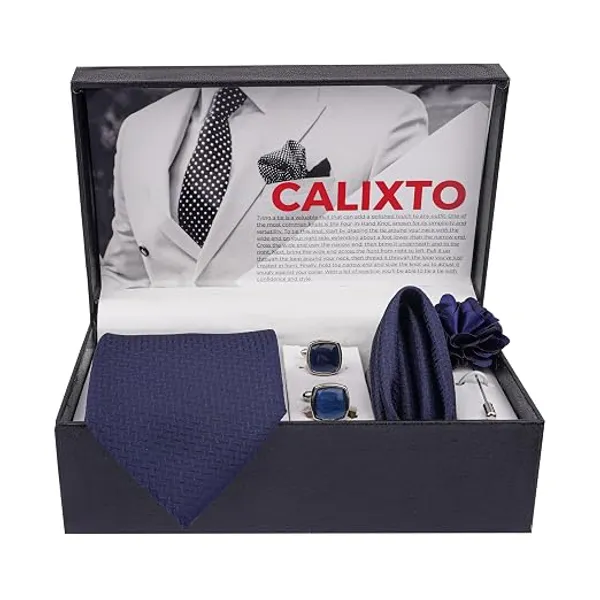 Premium_Navy_Blue_Men's_5-Piece_Formal_Accessories_Set_|_Neck_Tie,_Adjustable_Suspenders,_Pocket_Square,_Lapel_Flower_&_Cufflinks_|_Wedding,_Groom,_Party_&_Business_Wear