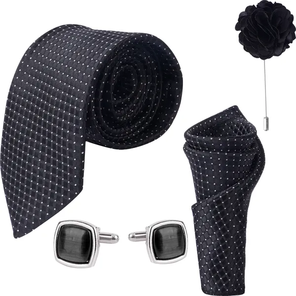 Multicolor_Bhaiya_Bhabhi_Rakhi_&_Tie_3_Kundan_Rakhi,_Bracelet,_Cufflink,_Lumba,_Thali___Set_Of_2