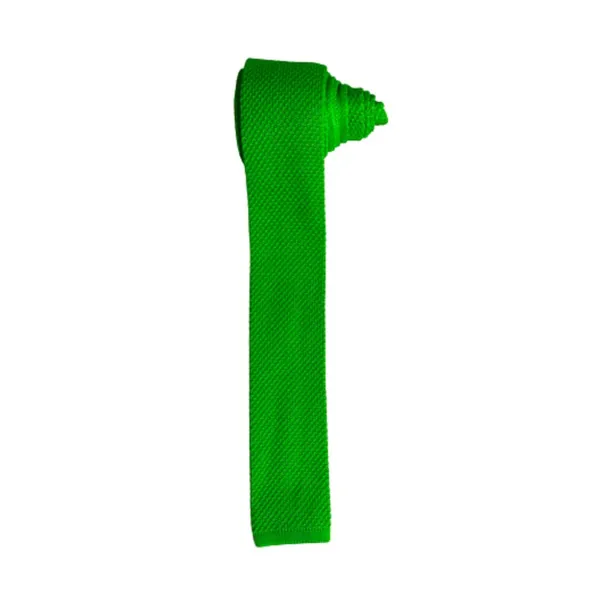 Green_Men'S_Knitted_Tie,_Solid_Necktie,_Narrow_Skinny_Slim_&Trending_Designer_Necktie