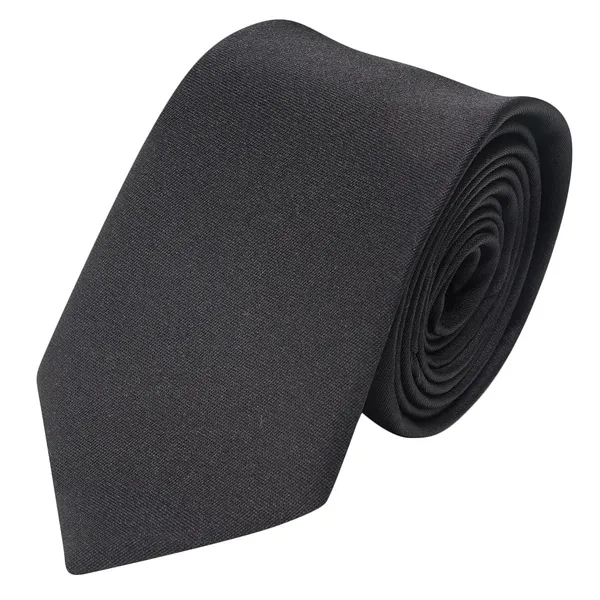 Black_Royal_Slim_Neck_Tie/Formal_Solid_Slim_Tie