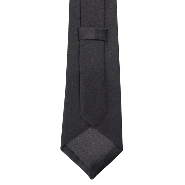 Black_Royal_Slim_Neck_Tie/Formal_Solid_Slim_Tie