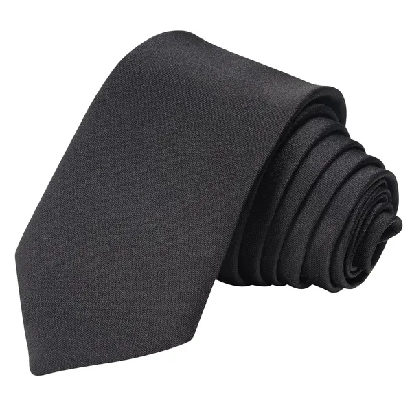 Black_Royal_Slim_Neck_Tie/Formal_Solid_Slim_Tie