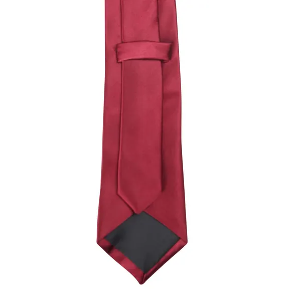 Maroon_Royal_Slim_Neck_Tie/Formal_Solid_Slim_Tie_For_Men