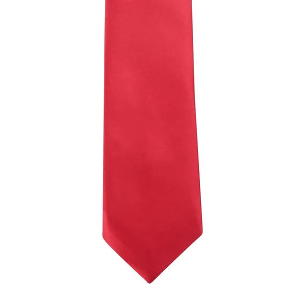 Red_Royal_Slim_Neck_Tie/Formal_Solid_Slim_Tie_For_Men