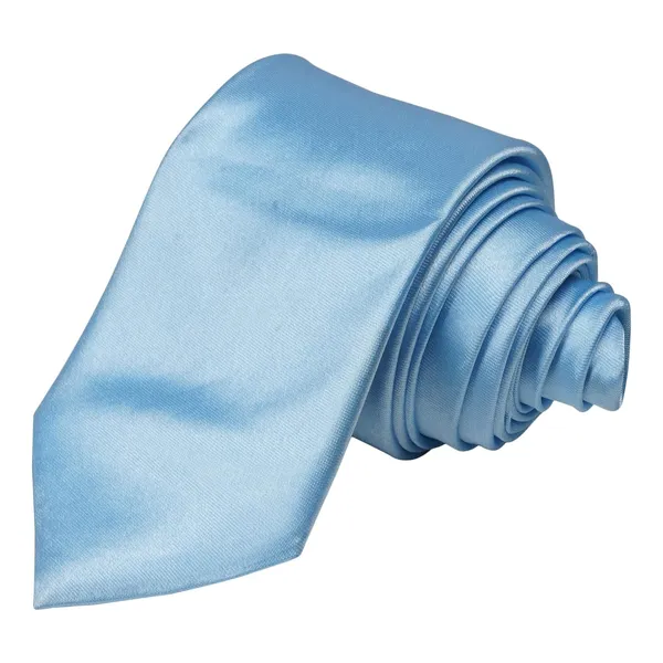 Sky_Blue_Royal_Slim_Neck_Tie/Formal_Solid_Slim_Tie_For_Men