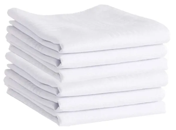 Pack_of_6_White_Cotton_Fabric_Casual_Style_Handkerchief_For_Unisex