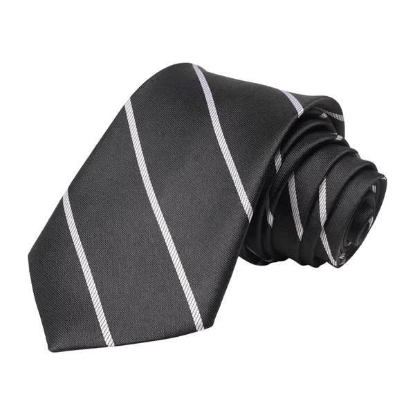 Blue_With_White_Line_Men'S_Tie_And_Pocket_Square,_Material_Polyster_Tie_(Tie_With_Pocket_Square)