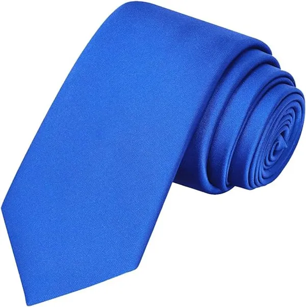 Calixto_Solid_Design_Men's_Black,Blue_,Light_Blue_Solid_Color_Necktie_For_Men's_,_Polyster_Smooth_Fabric_Necktie_(Pack_Of_3)