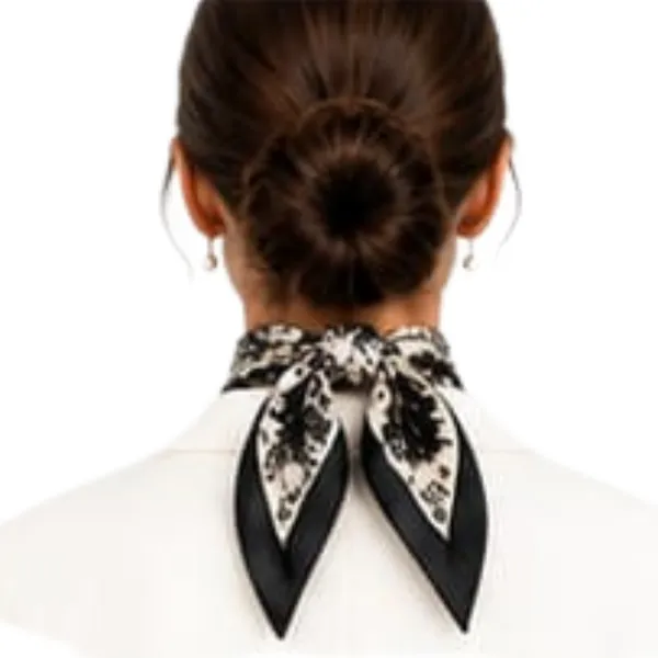 Unisex_Silk-Feel_Satin_Scarf_&_Ascot_for_Men_and_Women_–_Elegant_Beige_&_Black_Large_Floral_Blossom_Print_Neckerchief,_Vintage_Cravat_Tie,_Multi-Purpose_Headband,_Hair_Wrap,_and_Fashion_Neck_Scarf