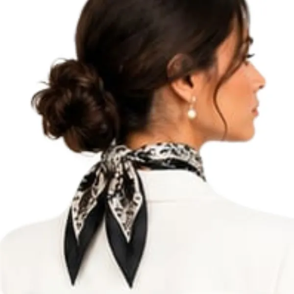 Unisex_Silk-Feel_Satin_Scarf_&_Ascot_for_Men_and_Women_–_Elegant_Beige_&_Black_Large_Floral_Blossom_Print_Neckerchief,_Vintage_Cravat_Tie,_Multi-Purpose_Headband,_Hair_Wrap,_and_Fashion_Neck_Scarf