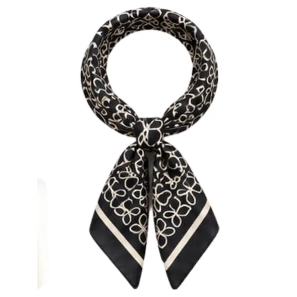 Unisex_Silk-Feel_Satin_Scarf_&_Ascot_for_Men_and_Women_–_Elegant_Black_&_White_Abstract_Monogram_Print_Neckerchief,_Vintage_Cravat_Tie,_Multi-Purpose_Headband,_Hair_Wrap,_and_Fashion_Neck_Scarf