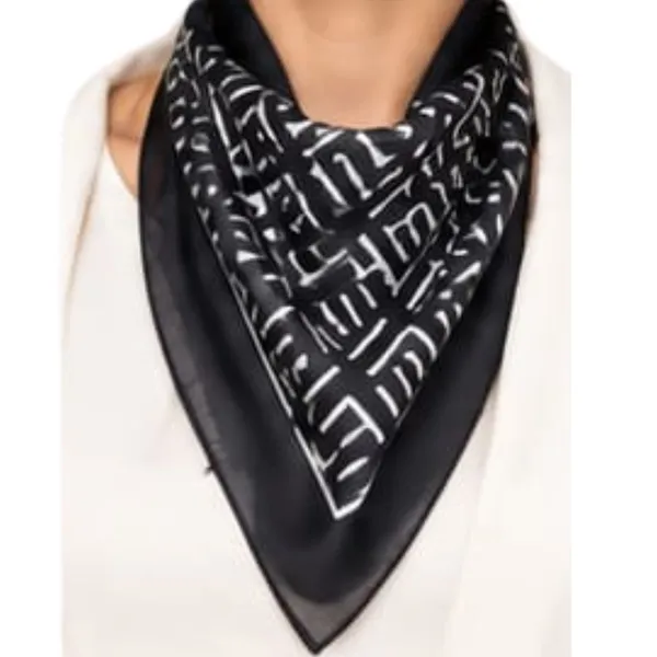 Unisex_Silk-Feel_Satin_Scarf_&_Ascot_for_Men_and_Women_–_Elegant_Black_&_White_Abstract_Tribal_Script_Print_Neckerchief,_Vintage_Cravat_Tie,_Multi-Purpose_Headband,_Hair_Wrap,_and_Fashion_Neck_Scarf