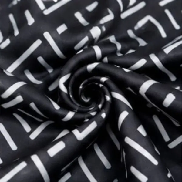 Unisex_Silk-Feel_Satin_Scarf_&_Ascot_for_Men_and_Women_–_Elegant_Black_&_White_Abstract_Tribal_Script_Print_Neckerchief,_Vintage_Cravat_Tie,_Multi-Purpose_Headband,_Hair_Wrap,_and_Fashion_Neck_Scarf
