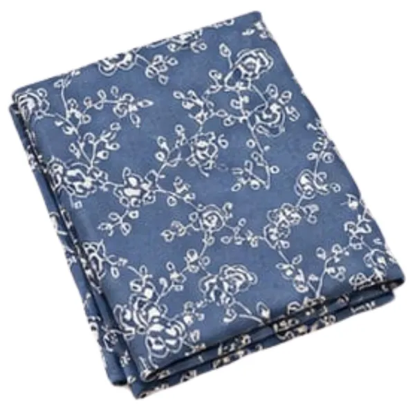 Unisex_Silk-Feel_Satin_Scarf_&_Ascot_for_Men_and_Women_–_Elegant_Blue_&_White_Floral_Vine_Print_Neckerchief,_Vintage_Cravat_Tie,_Multi-Purpose_Headband,_Hair_Wrap,_and_Fashion_Neck_Scarf_(90x_90cm)