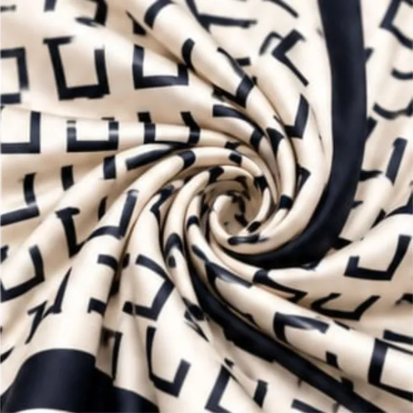 Unisex_Silk-Feel_Satin_Scarf_&_Ascot_for_Men_and_Women_–_Elegant_Cream_&_Black_Geometric_Lettering_Print_Neckerchief,_Vintage_Cravat_Tie,_Multi-Purpose_Headband,_Hair_Wrap,_and_Fashion_Neck_Scarf