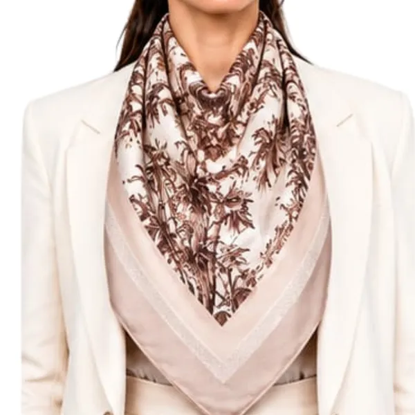 Unisex_Silk-Feel_Satin_Scarf_&_Ascot_for_Men_and_Women_–_Elegant_Cream_&_Brown_Botanical_Scenic_Print_Neckerchief,_Vintage_Cravat_Tie,_Multi-Purpose_Headband,_Hair_Wrap,_and_Fashion_Neck_Scarf