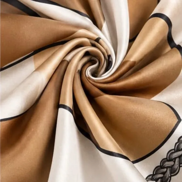Unisex_Silk-Feel_Satin_Scarf_&_Ascot_for_Men_and_Women_–_Elegant_Gold,_Cream_&_Black_Braided_Rope_&_Tassel_Print_Neckerchief,_Vintage_Cravat_Tie,_Multi-Purpose_Headband,_Hair_Wrap,_and_Fashion_Neck_Scarf