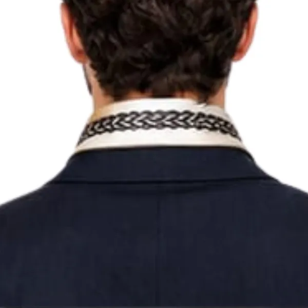 Unisex_Silk-Feel_Satin_Scarf_&_Ascot_for_Men_and_Women_–_Elegant_Gold,_Cream_&_Black_Braided_Rope_&_Tassel_Print_Neckerchief,_Vintage_Cravat_Tie,_Multi-Purpose_Headband,_Hair_Wrap,_and_Fashion_Neck_Scarf