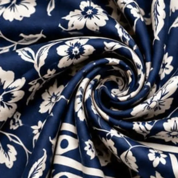 Unisex_Silk-Feel_Satin_Scarf_&_Ascot_for_Men_and_Women_–_Elegant_Navy_Blue_&_Cream_Botanical_Floral_Print_Neckerchief,_Vintage_Cravat_Tie,_Multi-Purpose_Headband,_Hair_Wrap,_and_Fashion_Neck_Scarf