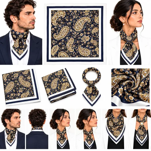 Unisex_Silk-Feel_Satin_Scarf_&_Ascot_for_Men_and_Women_–_Elegant_Navy_Blue_&_Gold_Paisley_Baroque_Print_Neckerchief,_Vintage_Cravat_Tie,_Multi-Purpose_Headband,_Hair_Wrap,_and_Fashion_Neck_Scarf