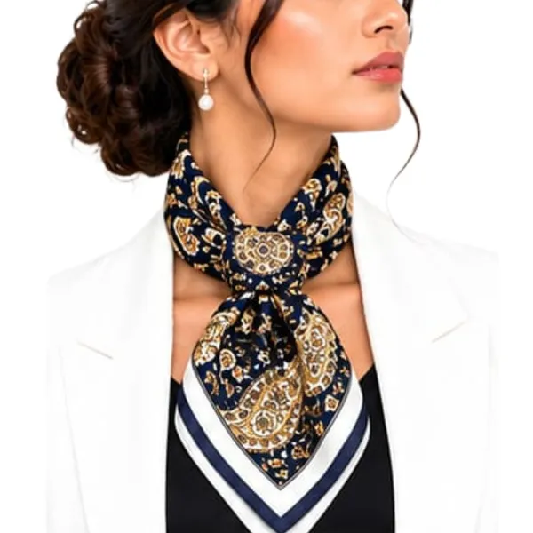 Unisex_Silk-Feel_Satin_Scarf_&_Ascot_for_Men_and_Women_–_Elegant_Navy_Blue_&_Gold_Paisley_Baroque_Print_Neckerchief,_Vintage_Cravat_Tie,_Multi-Purpose_Headband,_Hair_Wrap,_and_Fashion_Neck_Scarf