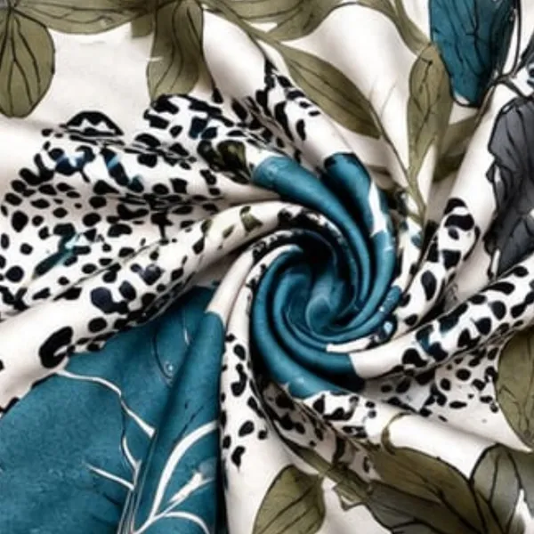 Unisex_Silk-Feel_Satin_Scarf_&_Ascot_for_Men_and_Women_–_Elegant_Teal_Blue_&_Cream_Large_Floral_Blossom_Print_Neckerchief,_Vintage_Cravat_Tie,_Multi-Purpose_Headband,_Hair_Wrap,_and_Fashion_Neck_Scarf
