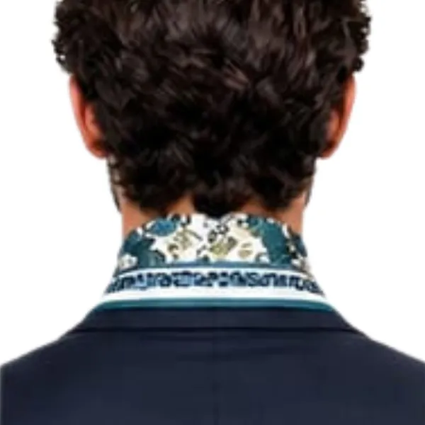 Unisex_Silk-Feel_Satin_Scarf_&_Ascot_for_Men_and_Women_–_Elegant_Teal_Blue_&_Cream_Large_Floral_Blossom_Print_Neckerchief,_Vintage_Cravat_Tie,_Multi-Purpose_Headband,_Hair_Wrap,_and_Fashion_Neck_Scarf