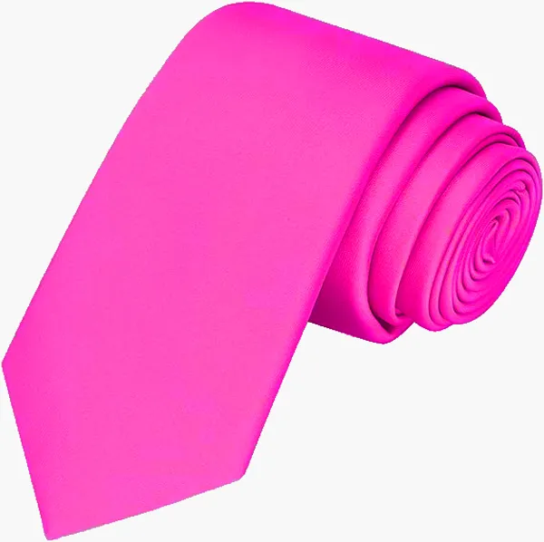 Calixto_Solid_Design_Men's_Blood_Red,Black,Pink_Solid_Color_Necktie_For_Men's_,_Polyster_Smooth_Fabric_Necktie_(Pack_Of_3)