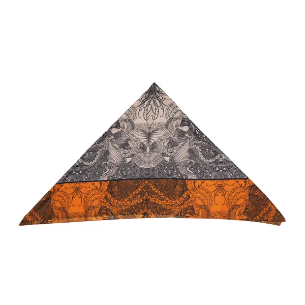 Calixto_Luxury_Silk_Square_Scarf_for_Women_–_Printed_Orange_&_Black_Designer_Bandana_for_Neck,_Head,_or_Handbag_|_Soft_Lightweight_Fashion_Accessory