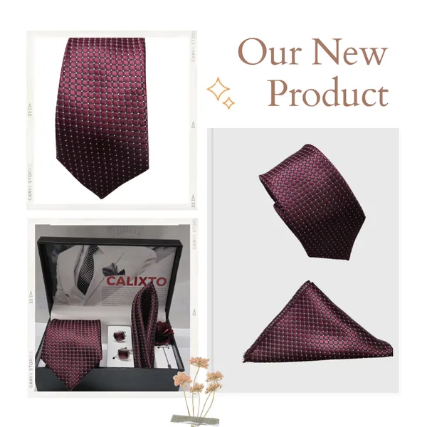 Wine_Micro_Self_Silk_Necktie_With_Pocket_Square,_Cufflinks_&_Brooch_Pin_Leather_Gift_Box_(Set_of_4)