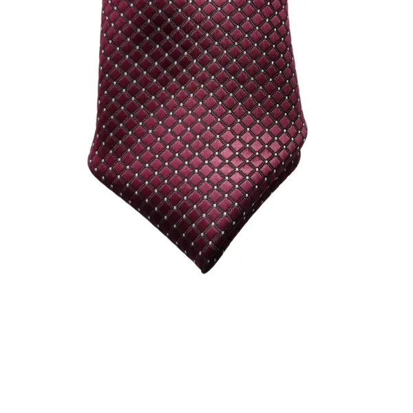 Wine_Micro_Self_Silk_Necktie_With_Pocket_Square,_Cufflinks_&_Brooch_Pin_Leather_Gift_Box_(Set_of_4)