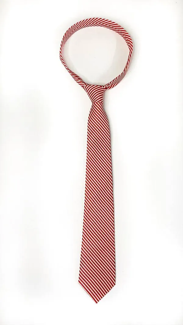Red_Stripes_Design,_Poly_Cotton_Smooth_Fabric,Lean_Stripes_Neck_Tie_With_Pocket_Square