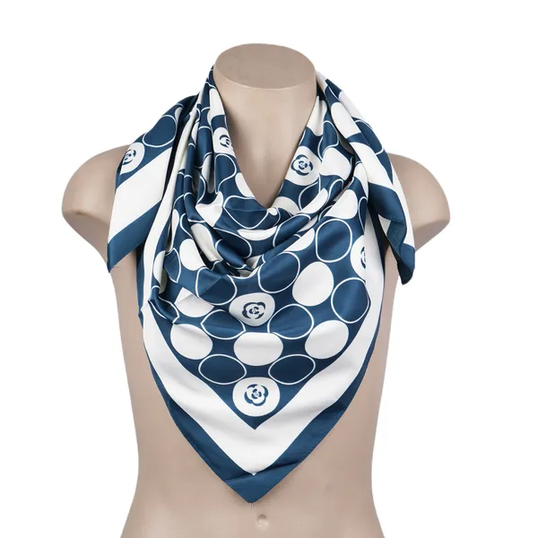 Calixto_Luxury_Silk_Scarf_for_Women_–_Elegant_Navy_Blue_&_White_Polka_Dot_Design,_Square_Satin_Headscarf_for_Neck,_Hair,_or_Handbag