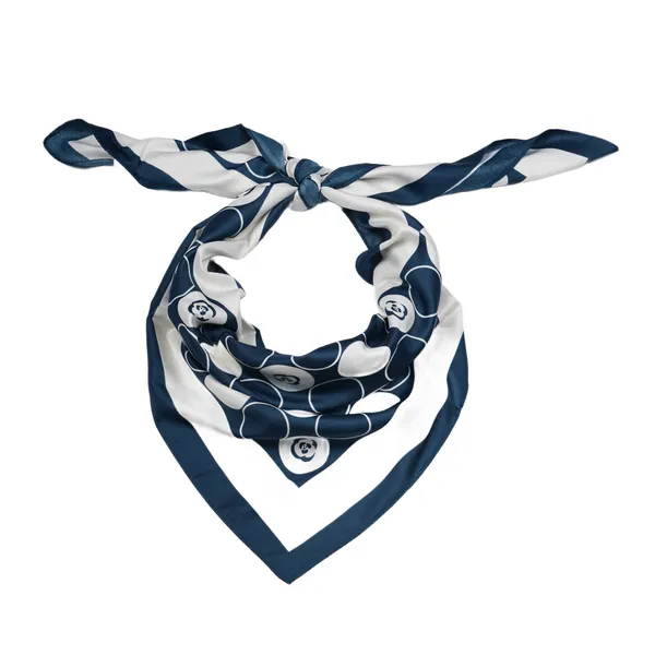 Calixto_Luxury_Silk_Scarf_for_Women_–_Elegant_Navy_Blue_&_White_Polka_Dot_Design,_Square_Satin_Headscarf_for_Neck,_Hair,_or_Handbag