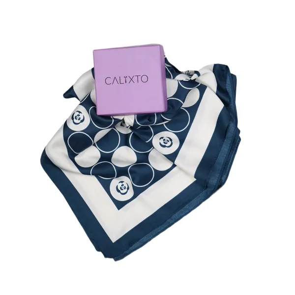 Calixto_Luxury_Silk_Scarf_for_Women_–_Elegant_Navy_Blue_&_White_Polka_Dot_Design,_Square_Satin_Headscarf_for_Neck,_Hair,_or_Handbag