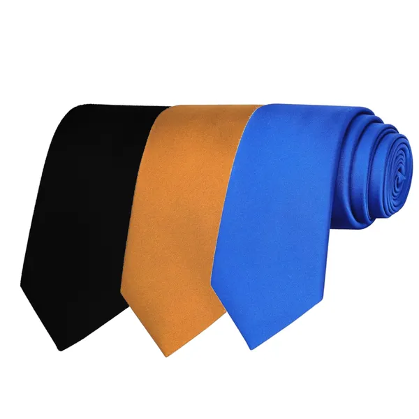 Calixto_Solid_Design_Men's_Black,Mustard,Light_Blue_Solid_Color_Necktie_For_Men's_,_Polyster_Smooth_Fabric_Necktie_(Pack_Of_3)
